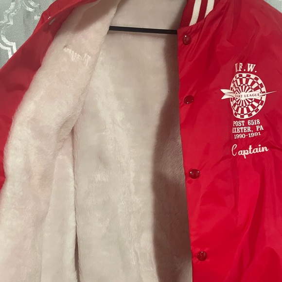 Vintage Nylon Lined Dart League Snap Jacket, Men’s XL - Picture 7 of 7